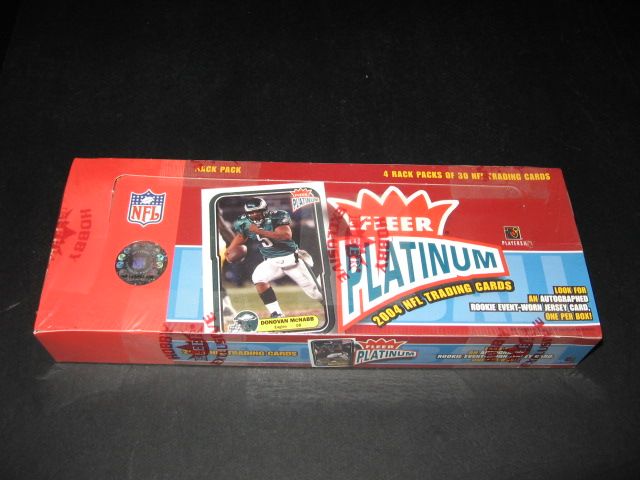 2004 Fleer Platinum Football Rack Box (Hobby) (4/30)