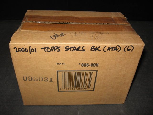 2000/01 Topps Stars Basketball Case (HTA) (6 Box)