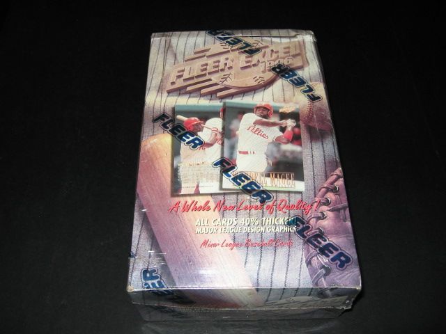 1996 Fleer Excel Baseball Box