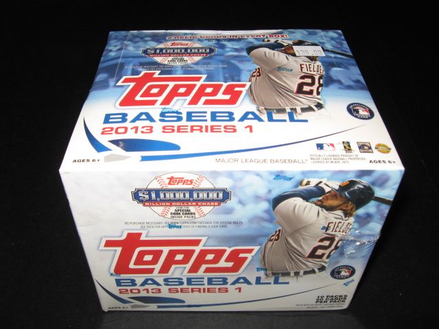 2013 Topps Baseball Series 1 Jumbo Box (HTA) (10/50)