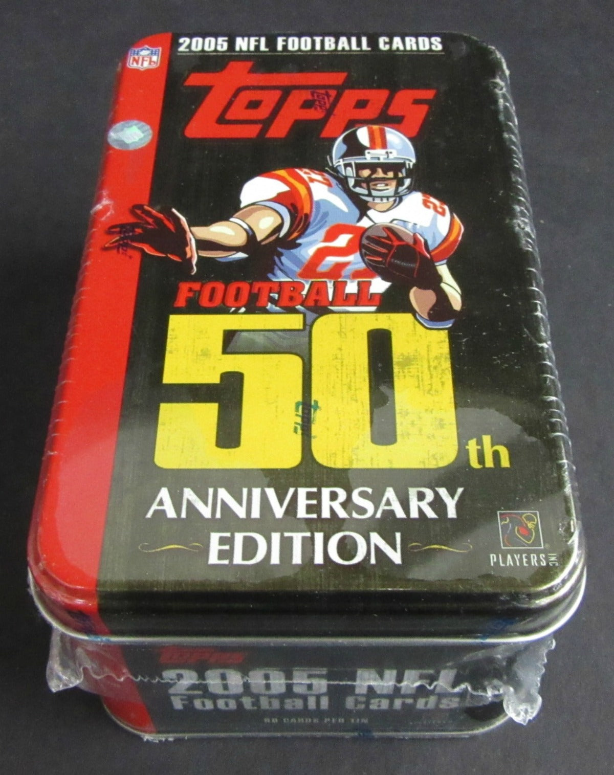 2005 Topps Football 50th Anniversary Box (Tin)