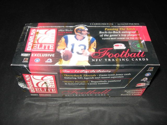 2000 Donruss Elite Football Box (Hobby)