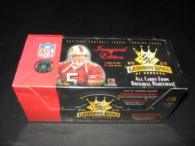 2002 Donruss Gridiron Kings Football Box (Hobby)