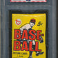 1968 Topps Baseball Unopened 1st Series Wax Pack PSA 9