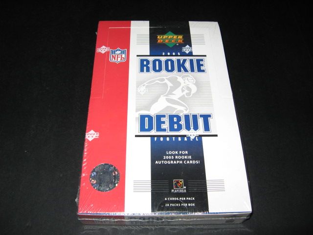 2005 Upper Deck Rookie Debut Football Box (Hobby)