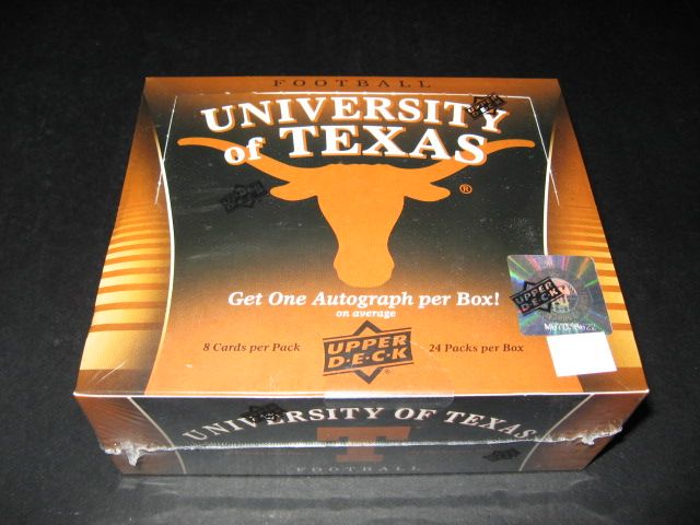 2011 Upper Deck University Of Texas Football Box