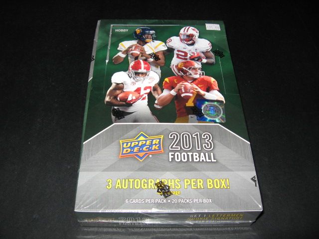 2013 Upper Deck Football Box (Hobby)