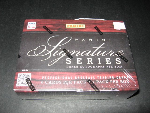 2013 Panini Signature Series Baseball Box