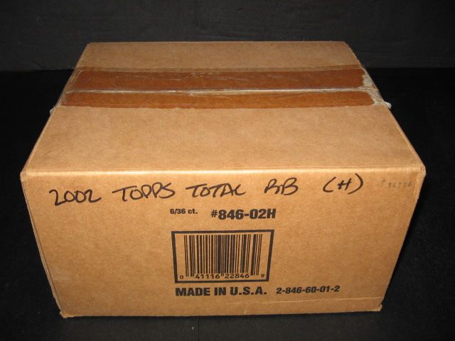2002 Topps Total Baseball Case (Hobby) (6 Box)