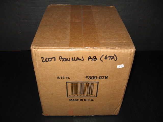 2007 Bowman Baseball Jumbo Case (HTA) (8 Box)