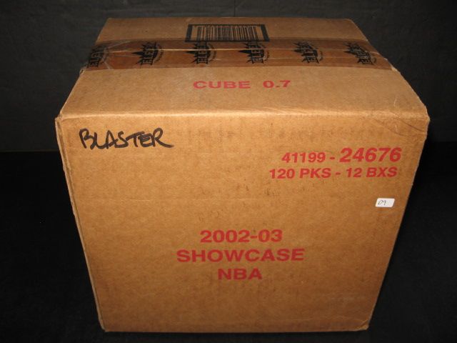 2002/03 Fleer Showcase Basketball Blaster Case (12 Box)