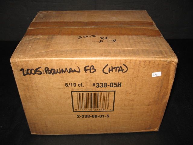 2005 Bowman Football Jumbo Case (HTA) (6 Box)