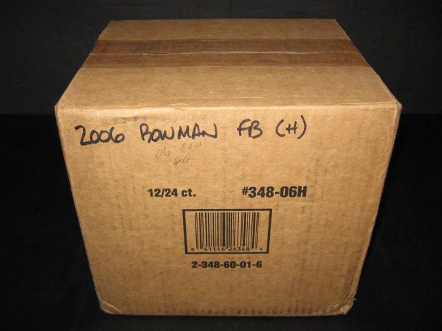 2006 Bowman Football Case (Hobby) (12 Box)