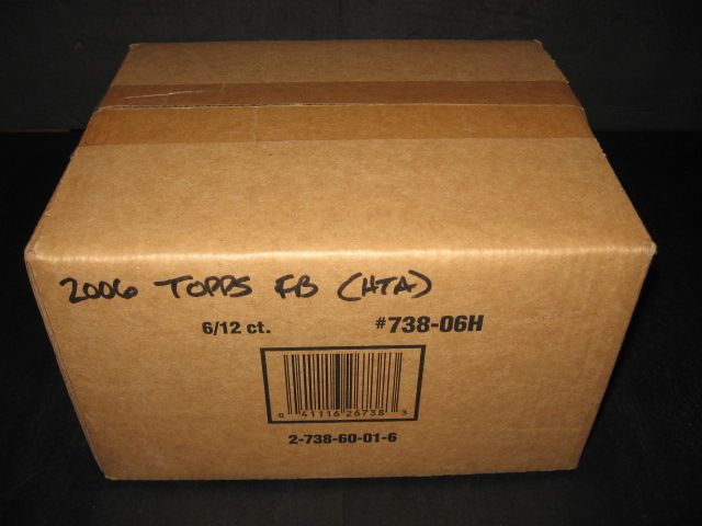 2006 Topps Football Jumbo Case (HTA) (6 Box)