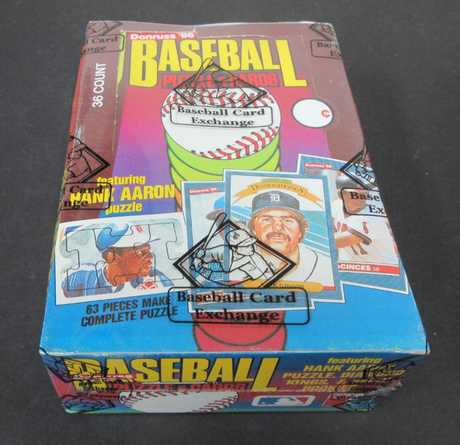 1986 Donruss Baseball Unopened Wax Box (Authenticate)