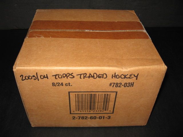 2003/04 Topps Traded And Rookies Hockey Case (Hobby) (8 Box)