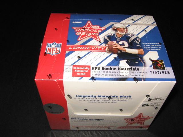 2004 Leaf Rookies & Stars Longevity Football Box (Hobby)