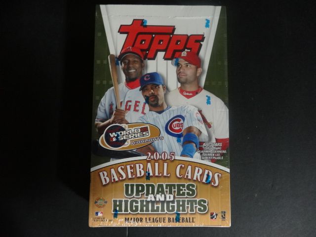 2005 Topps Updates and Highlights Baseball Jumbo Box (HTA)