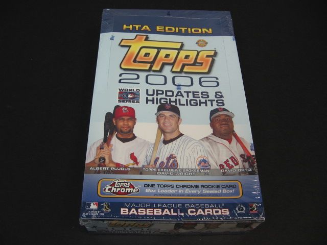 2006 Topps Baseball Updates & Highlights Jumbo Box (HTA)