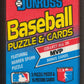 1989 Donruss Baseball Unopened Wax Pack