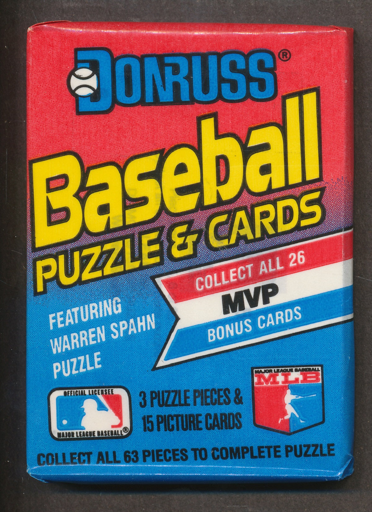 1989 Donruss Baseball Unopened Wax Pack