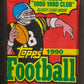 1990 Topps Football Unopened Wax Pack