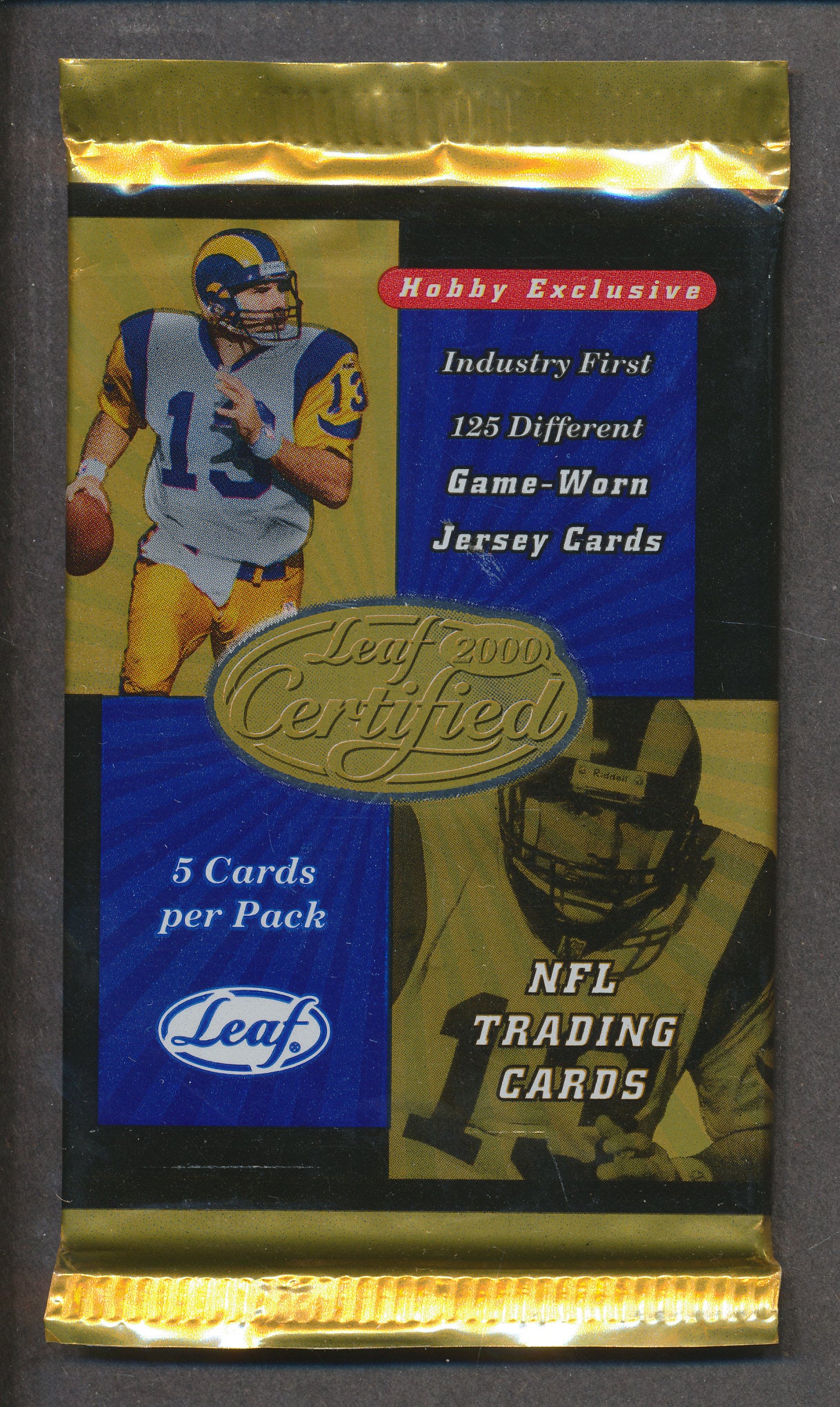 2000 Leaf Certified Football Unopened Pack (Hobby)