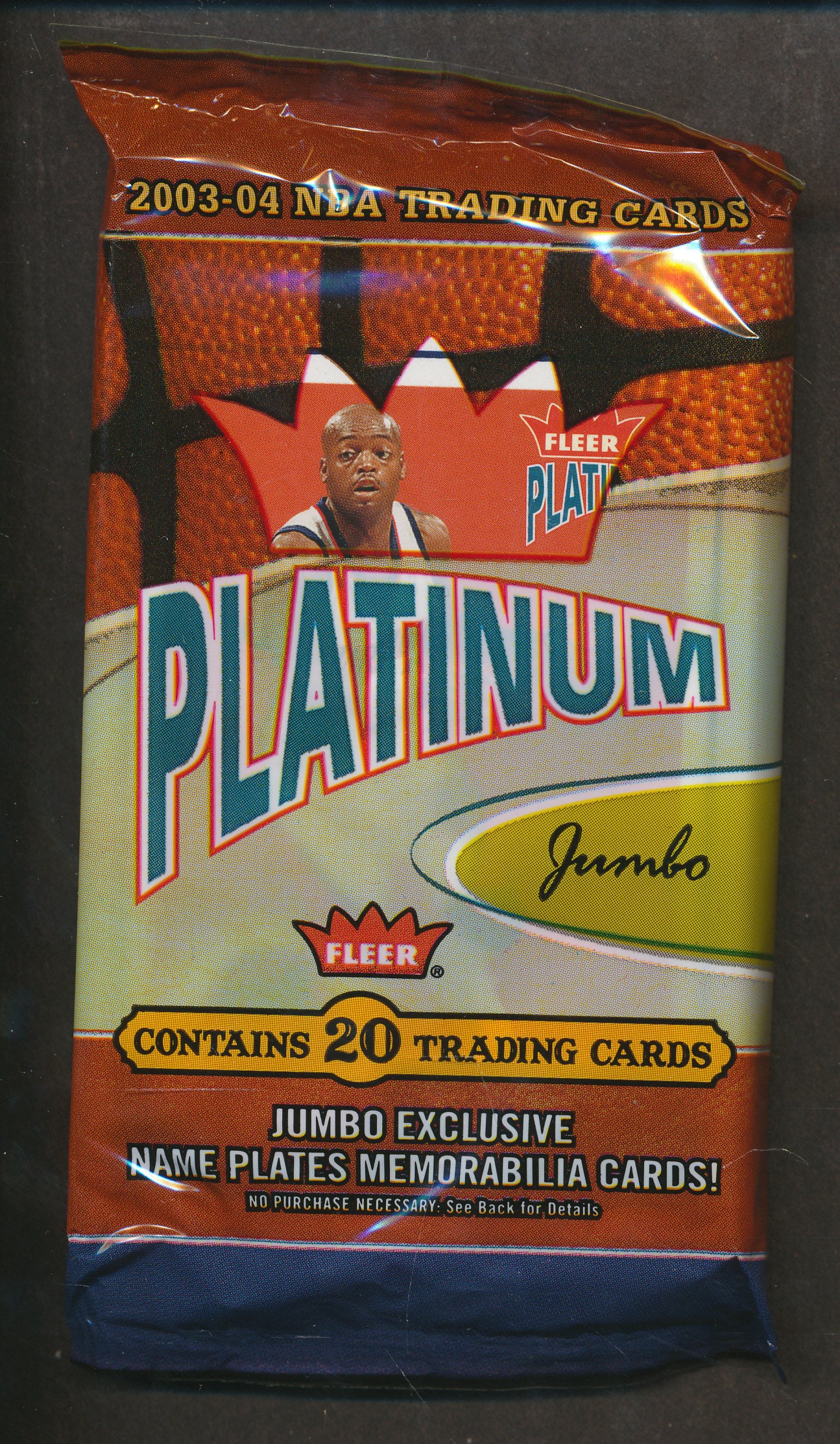 2003/04 Fleer Platinum Basketball Unopened Jumbo Pack (Hobby)