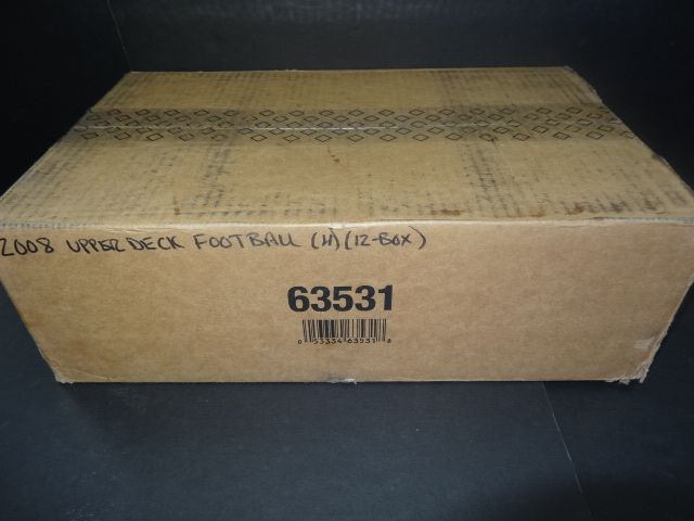 2008 Upper Deck Football Case (Hobby) (12 Box)