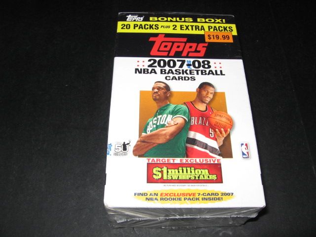 2007/08 Topps Basketball Blaster Box (22/6)