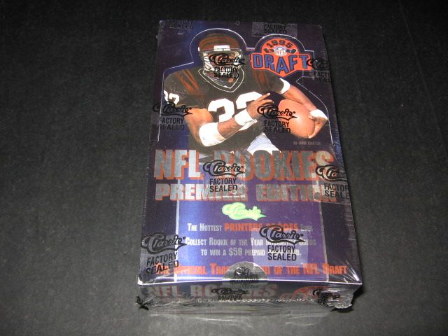 1995 Classic Draft Football NFL Rookies Box (Blue)