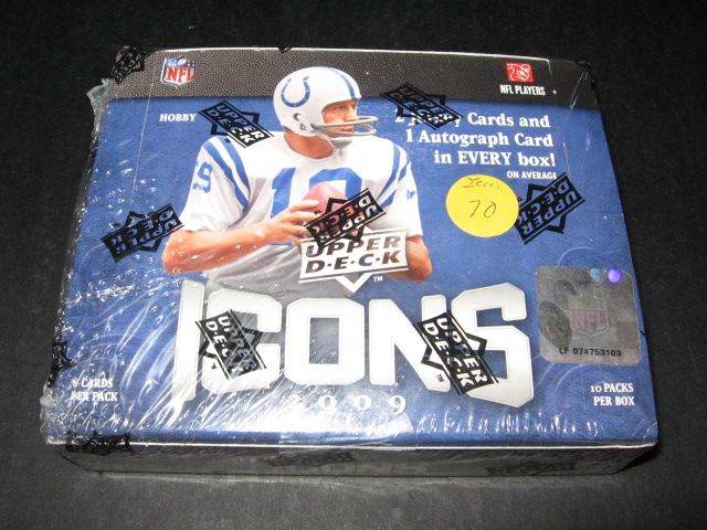 2009 Upper Deck Icons Football Box (Hobby)