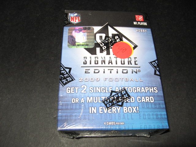 2009 Upper Deck SP Signature Edition Football Box (Hobby)