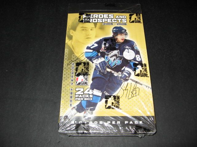 2005/06 ITG In The Game Heroes and Prospects Hockey Box (Hobby)