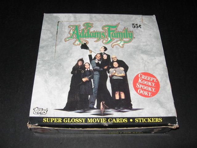1991 Topps The Addams Family Unopened Box (Authenticate)