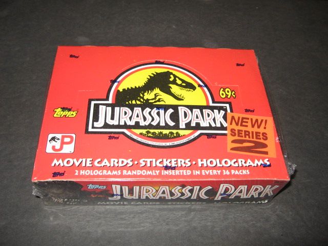 1993 Topps Jurassic Park Series 2 Box