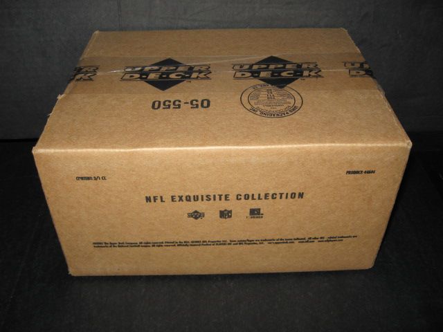 2005 Upper Deck Exquisite Football Case (Hobby) (3 Box)