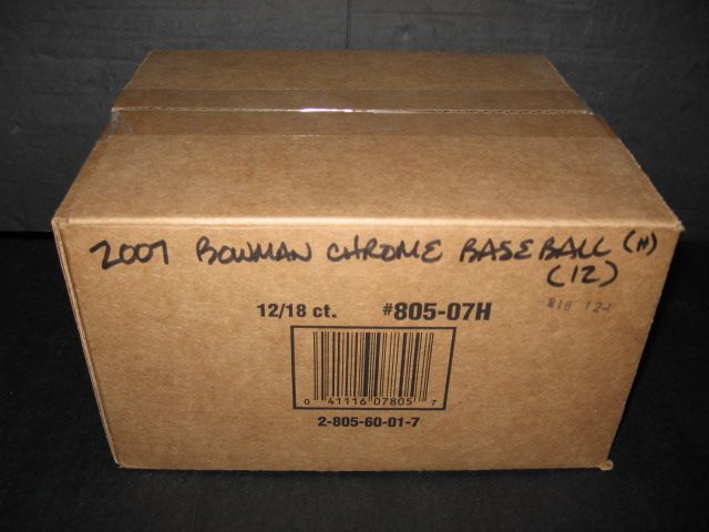 2007 Bowman Chrome Baseball Case (Hobby) (12 Box)