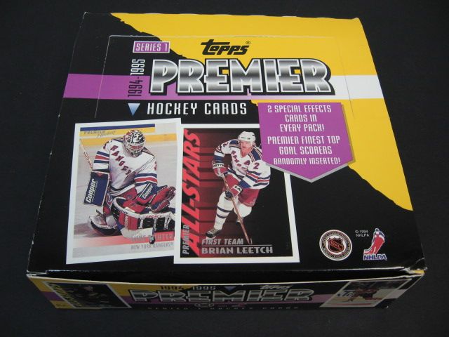 1994/95 Topps Premier Hockey Series 1 Jumbo Box