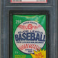 1981 OPC O-Pee-Chee Baseball Unopened Wax Pack PSA 9