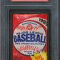 1985 OPC O-Pee-Chee Baseball Unopened Wax Pack PSA 9