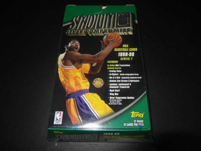 1998/99 Topps Stadium Club Basketball Series 2 Box (HTA)