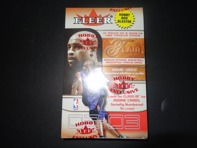 2002/03 Fleer Flair Basketball Blaster Box (10/5)
