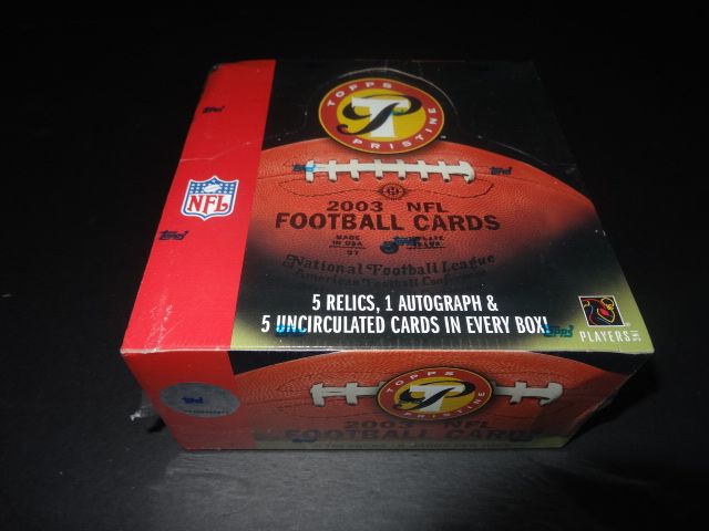 2003 Topps Pristine Football Box (Hobby)