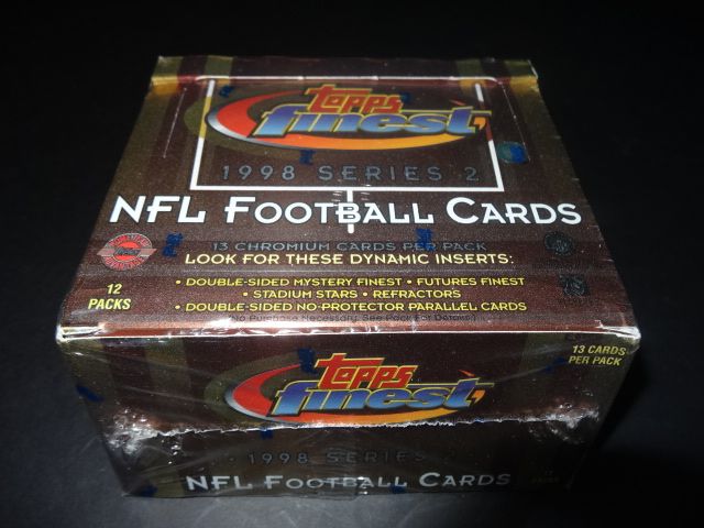 1998 Topps Finest Football Series 2 Jumbo Box (HTA)