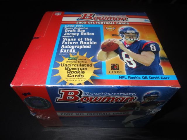 2002 Bowman Football Jumbo Box (HTA)