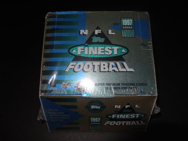 1997 Topps Finest Football Series 2 Jumbo Box (HTA)