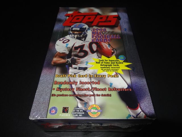 1998 Topps Football Jumbo  Box (HTA)