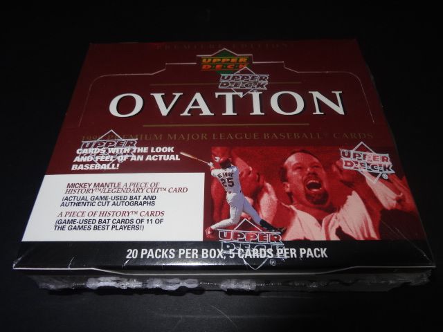 1999 Upper Deck Ovation Baseball Box (Hobby)