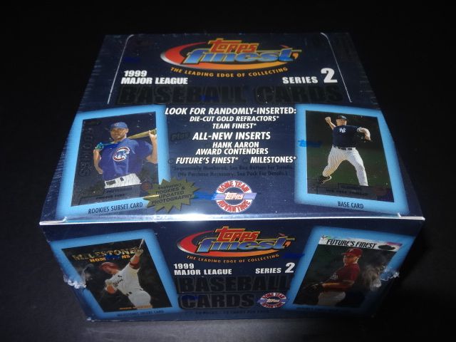 1999 Topps Finest Baseball Series 2 Jumbo Box (HTA)